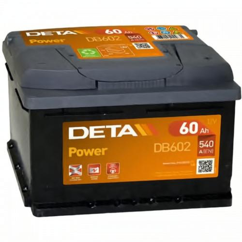Аккумулятор DETA Power DB602 / 60Ah / Низкий
