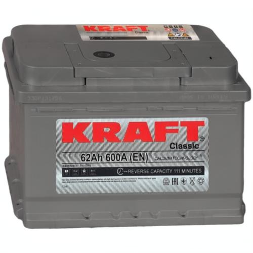 Аккумулятор Kraft Classic / 62Ah / 600А