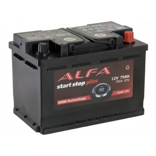 Аккумулятор ALFA AGM / 70Ah / 760А