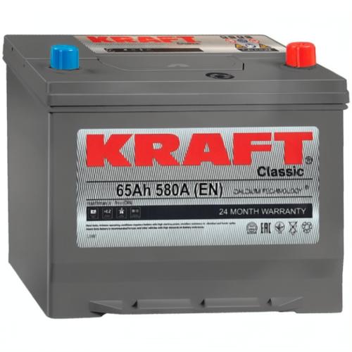 Аккумулятор Kraft Classic Asia / 65Ah / 580А