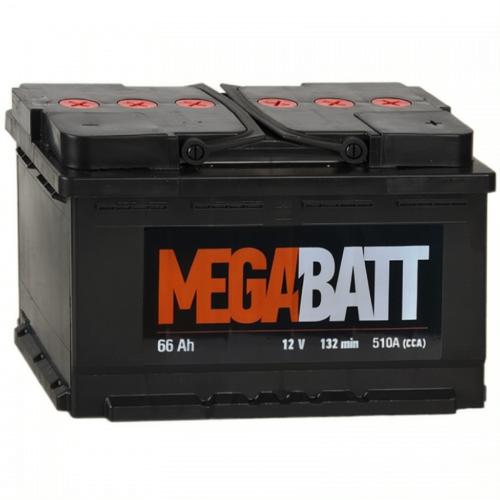 Аккумулятор Mega Batt 6СТ-66 / 66Ah / 510А