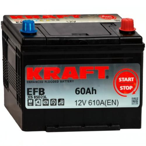 Аккумулятор Kraft EFB Asia / 60Ah / 610А