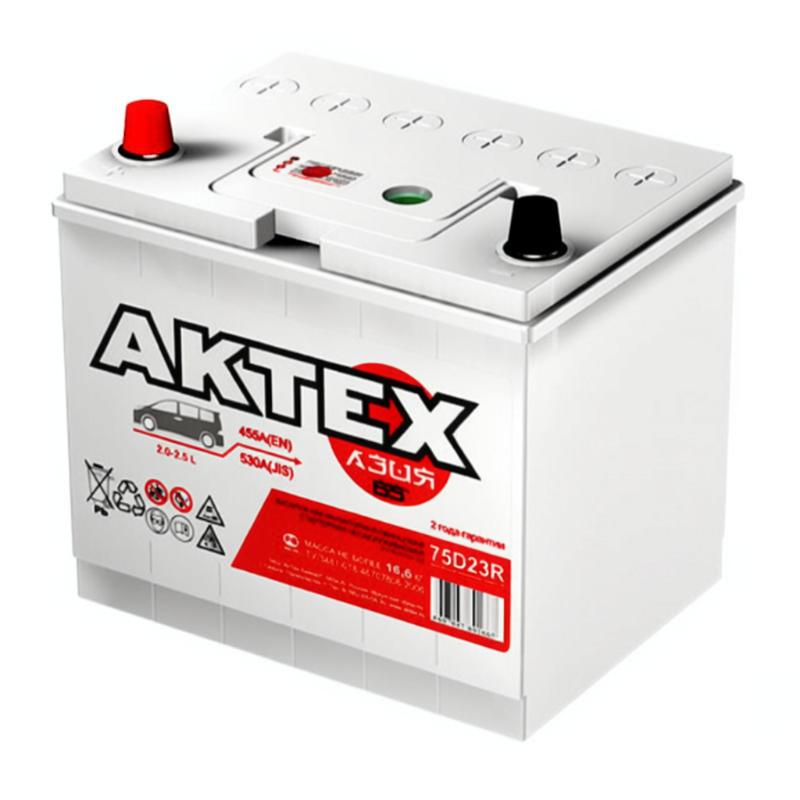 Автомобильный аккумулятор AKTEX 65 Ah 550A L+