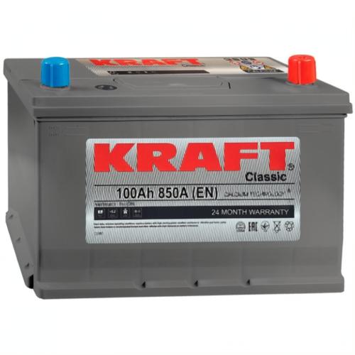 Аккумулятор Kraft Classic Asia / 100Ah / 850А