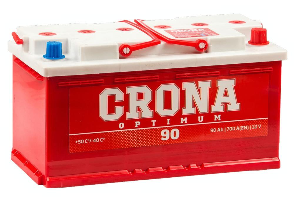 Автомобильный аккумулятор CRONA 90Ah 700 R+