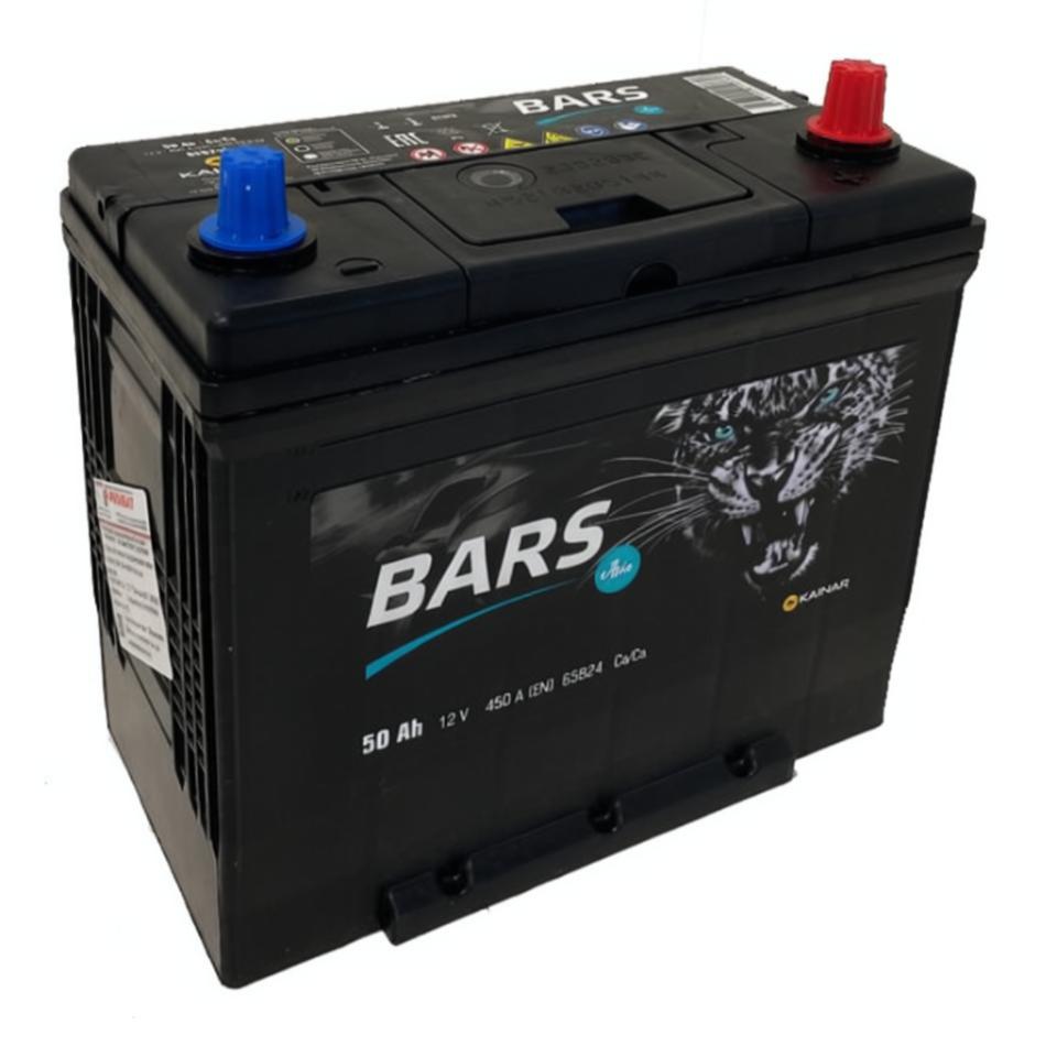 Автомобильный аккумулятор BARS Asia 50Ah 450A R+