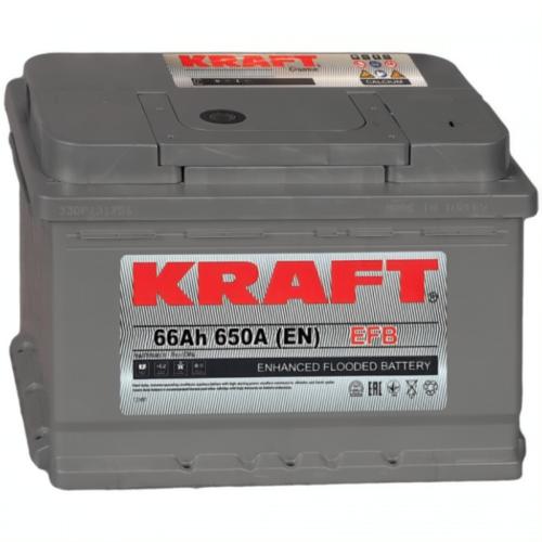 Аккумулятор Kraft EFB / 66Ah / 650А