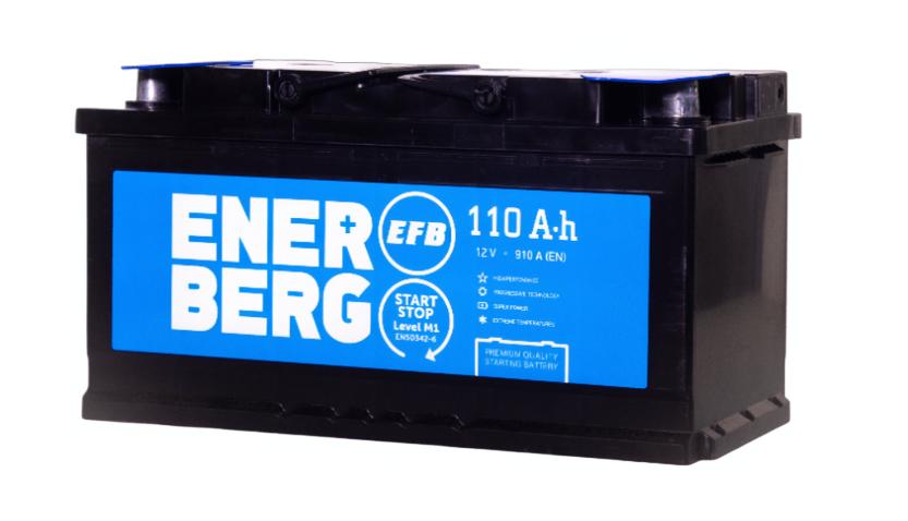 Автомобильный аккумулятор ENERBERG EFB 110Ah 910 R+