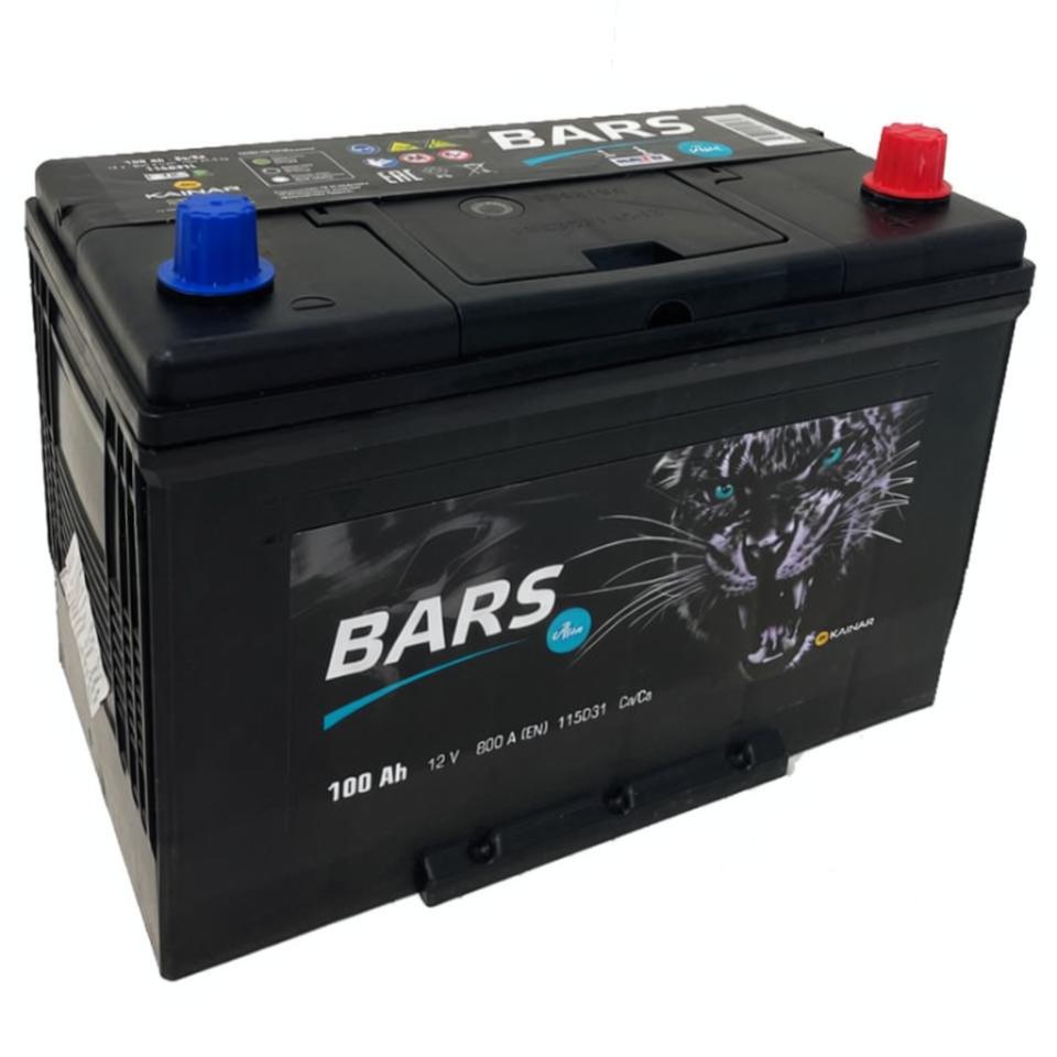 Автомобильный аккумулятор BARS Asia 100Ah 800A R+
