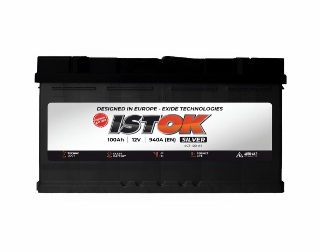 Автомобильный аккумулятор ISTOK SILVER 100Ah 940A