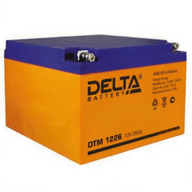 Аккумулятор для ИБП DELTA DTM 26Ah, 12V