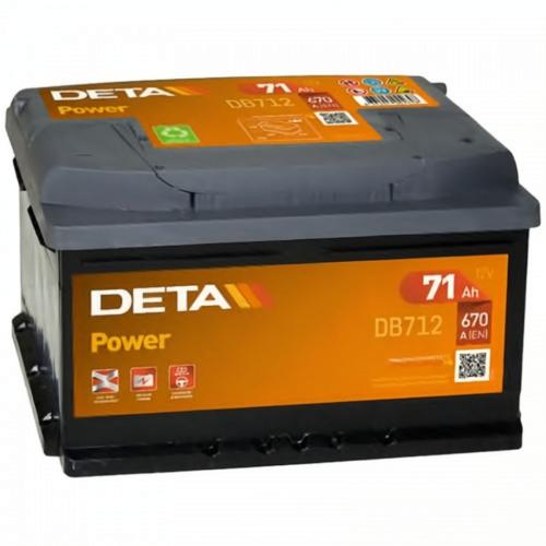 Аккумулятор DETA Power DB712 / 71Ah / Низкий