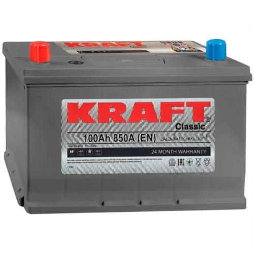 Аккумулятор Kraft Classic Asia / 100Ah / 850А / Прямая полярность