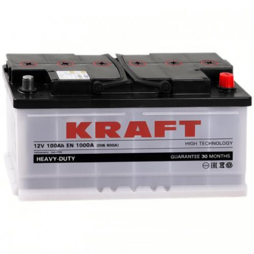 Аккумулятор Kraft / 100Ah / 1000А