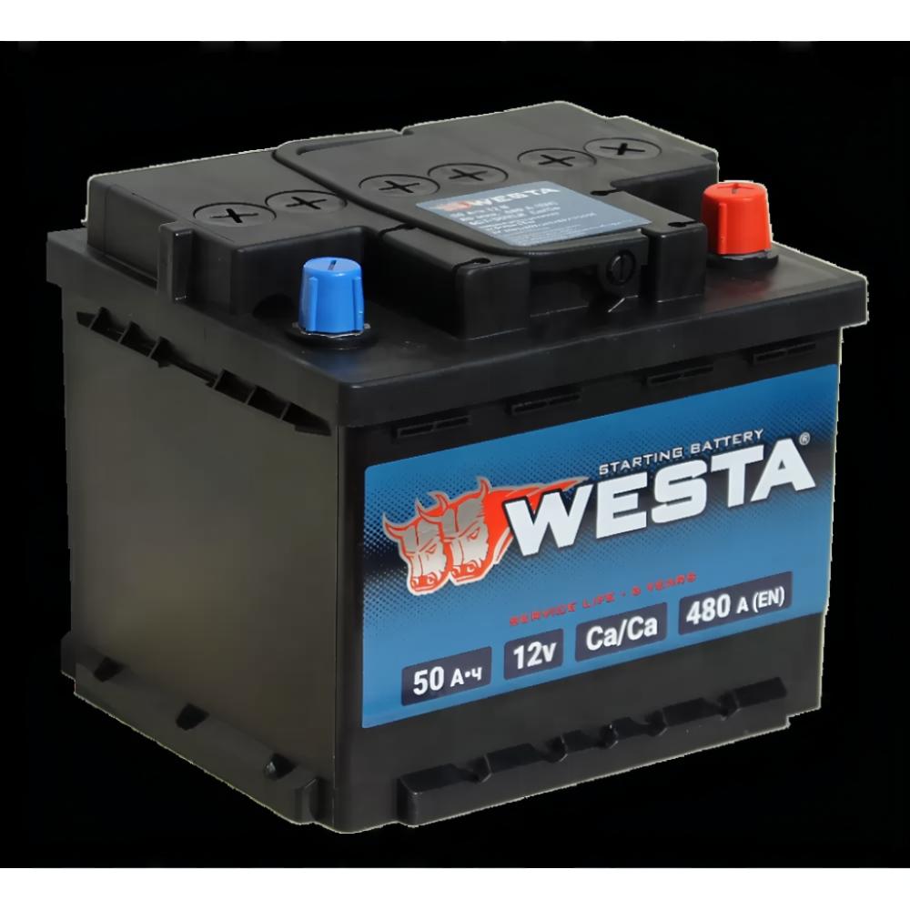 Автомобильный аккумулятор Westa 50Ah 480A R+