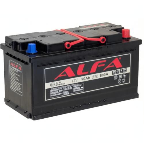 Аккумулятор Alfa Hybrid 90 R / 90Ah / 800А