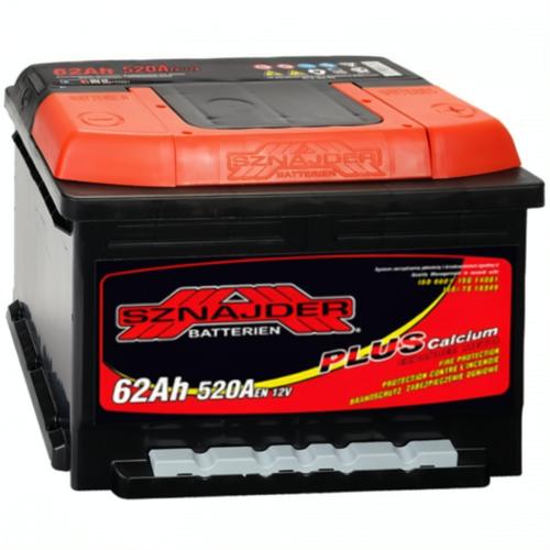 Аккумулятор Sznajder Plus / 562 58 / Низкий / 62Ah / 520А