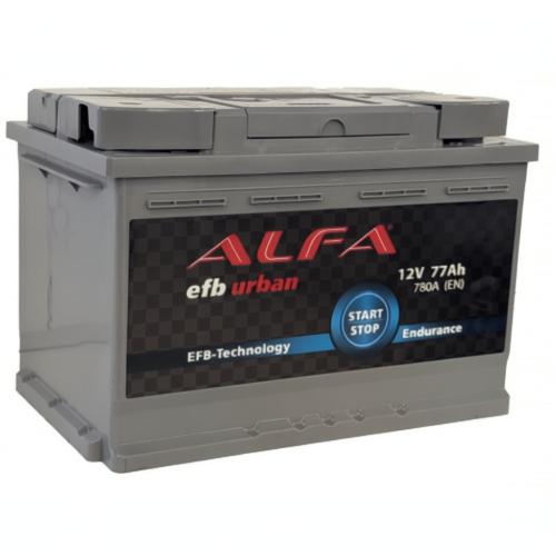 Аккумулятор ALFA EFB URBAN 77 R / 77Ah / 780А