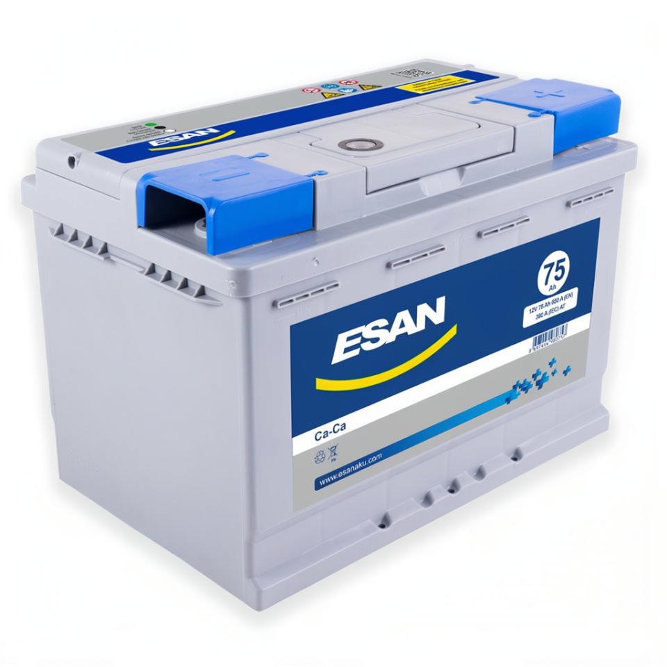 Автомобильный аккумулятор ESAN 75Ah 740A R+