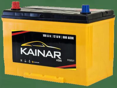 Автомобильный аккумулятор Kainar Asia 100Ah 800A L+