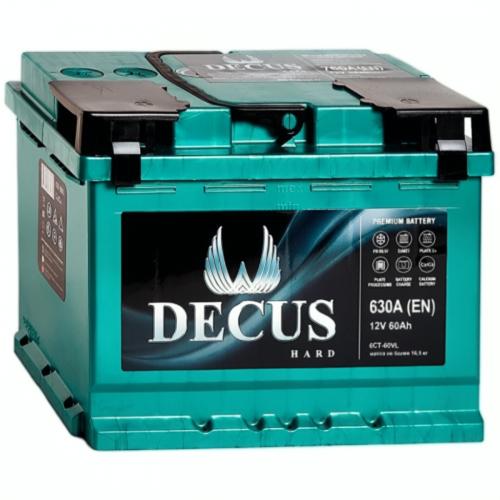 Аккумулятор Decus Green / 60Ah / 630А / Прямая полярность