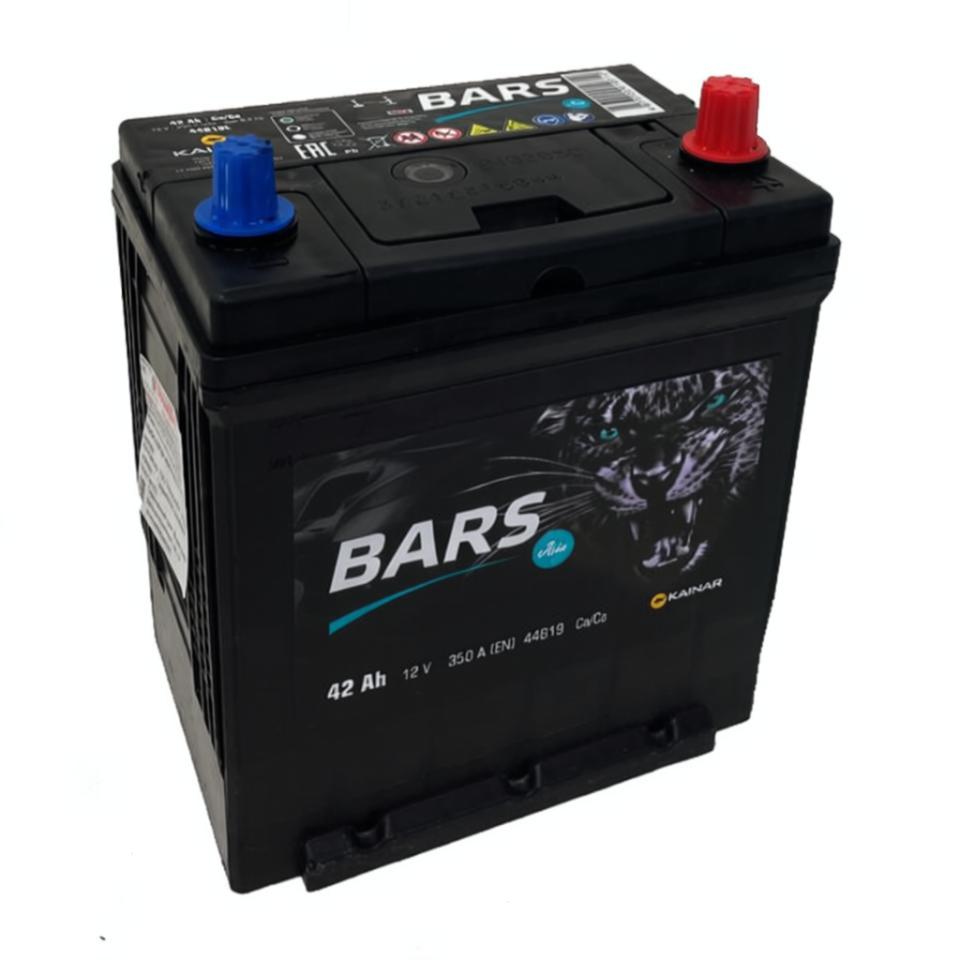 Автомобильный аккумулятор BARS Asia 42Ah 350A R+