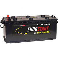 Аккумулятор EUROSTART Extra Power (190 Ah) 1000 A, 12 V Прямая, L+ D5 EUF1903E