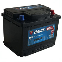 Аккумулятор HAWK (65 Ah) 650 A, 12 V Обратная, R+ HSMF-56219