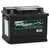 Аккумулятор GIGAWATT (53 Ah) 470 A, 12 V Обратная, R+ LB2