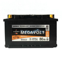 Аккумулятор MEGAVOLT (80 Ah) 720 A, 12 V Обратная, R+ L4