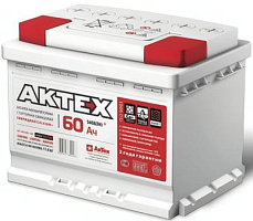 Автомобильный аккумулятор AKTEX 60Ah R+
