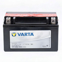Аккумулятор для мотоцикла Varta Powersports AGM (6 Ah) 105 A, 12 V Прямая, L+ YTX7A-BS 506015005-549629