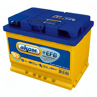 Аккумулятор AKOM +EFB (65 Ah) 670 A, 12 V Обратная, R+ L2 6CT-65VL