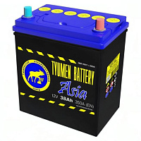 Аккумулятор Тюмень Азия (38 Ah) 350 A, 12 V Обратная, R+ B19