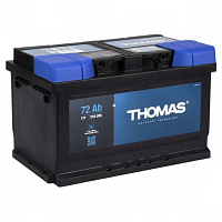 Аккумулятор THOMAS (72 Ah) 720 A, 12 V Обратная, R+ LB2 627202