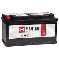 Аккумулятор MASTER BATTERIES (100 Ah) 800 A, 12 V Прямая, L+ L5 MB1001E