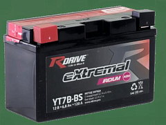Аккумулятор RDrive eXtremal Iridium YT7B-BS AGM 6.8Ah (150×65×93)