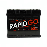 Аккумулятор RAPID (60 Ah) 510 A, 12 V Обратная, R+ L2 RP600E