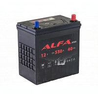 Аккумулятор ALFA / 40Ah / 330А / Asia
