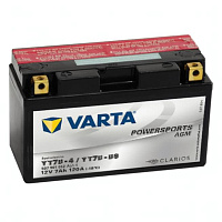 Аккумулятор для мотоцикла Varta Powersports AGM, 12V, 7Ah, 120A, Прямая полярность, L+, YT7B-BS