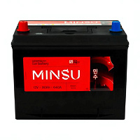 Аккумулятор MINSU (80 Ah) 640 A, 12 V Прямая, L+ D26 90D26R