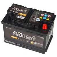 Аккумулятор ATLANT Black (75 Ah) 660 A, 12 V Обратная, R+ L3 AB750SU