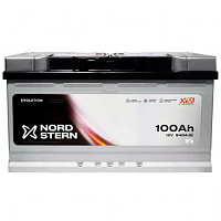 Аккумулятор NORDSTERN (100 Ah) 940 A, 12 V Обратная, R+ L5 NS1000S