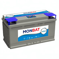 Аккумулятор MONBAT AGM (90 Ah) 850 A, 12 V Обратная, R+ L5