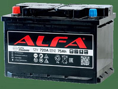 Аккумулятор ALFA STANDARD 75 L+