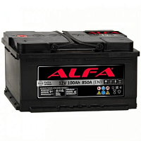 Аккумулятор Alfa Hybrid 100 L / 100Ah / 850А / Прямая полярность