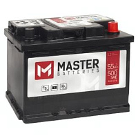 Автомобильный Аккумулятор MASTER BATTERIES 55 Ah 480 A R+