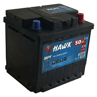 Аккумулятор HAWK (50 Ah) 450 A, 12 V Обратная, R+ HSMF-54322