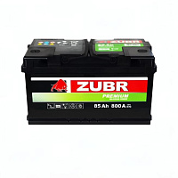 Аккумулятор ZUBR (85 Ah) 800 A, 12 V Прямая, L+ LB4 ZF851P