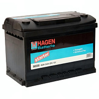 Аккумулятор HAGEN PL (65 Ah) 540 A, 12 V Обратная, R+ LB3 56530